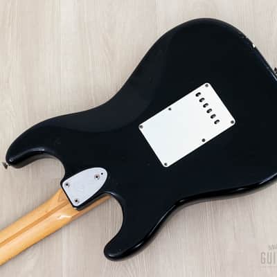 1975 Fender Stratocaster Vintage Guitar Black w/ Case image 15