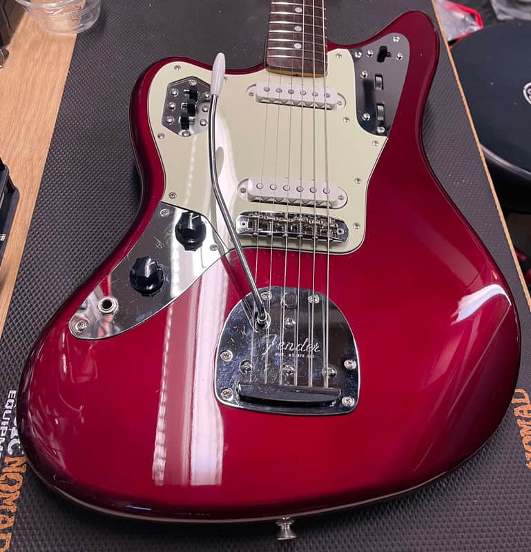 Fender Jaguar Left Handed JG66 -MIJ Japan made- Candy Apple Red image 1