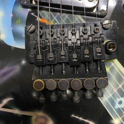 1987 Kramer Baretta Guitar art 1987 - custom Knapp graphic image 5