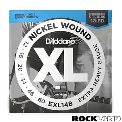 D'Addario EXL148 Nickel Wound Extra Heavy 12-60 image 1