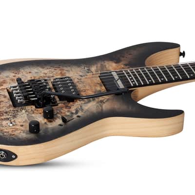 Schecter Reaper-6 FR S Satin Charcoal Burst SCB Electric Guitar + Hardshell Case Sustainiac Reaper image 7
