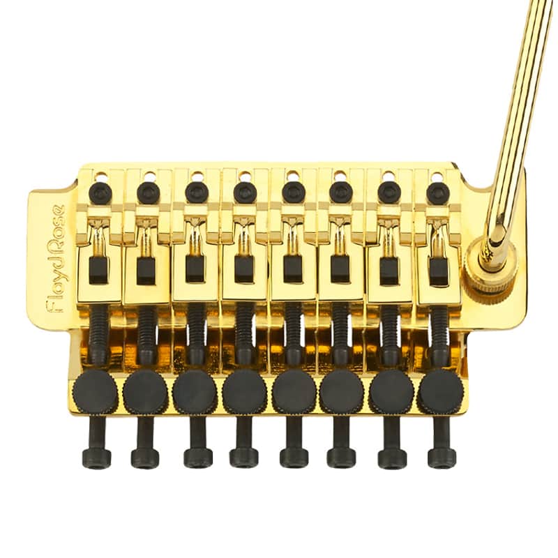 Authentic Floyd Rose 8-String Tremolo System - Gold image 1