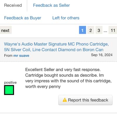 Wayne's Audio Master Signature MC Phono Cartridge, 5N Silver Coil, Line Contact Diamond on Boron Cantilever image 23