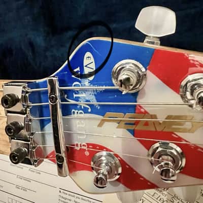 Peavey Wolfgang Standard 2004 Custom Shop - USA Flag (Matching Headstock) image 5
