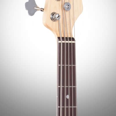 Sterling by Music Man Ray5 StingRay 5-String Electric Bass, Walnut Satin image 7