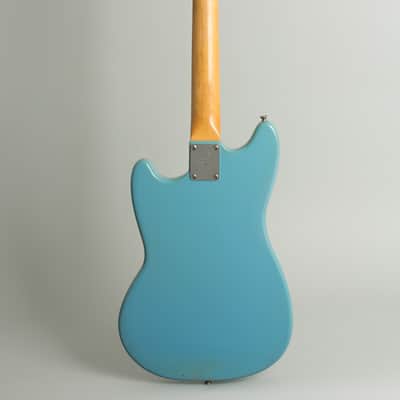 Fender Mustang Solid Body Electric Guitar (1966), ser. #179277, original grey hard shell case. image 2