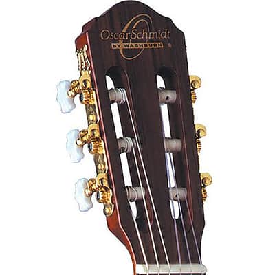 Oscar Schmidt OC1 3/4 Size Nylon 6-String Classical Acoustic Guitar, Natural image 5