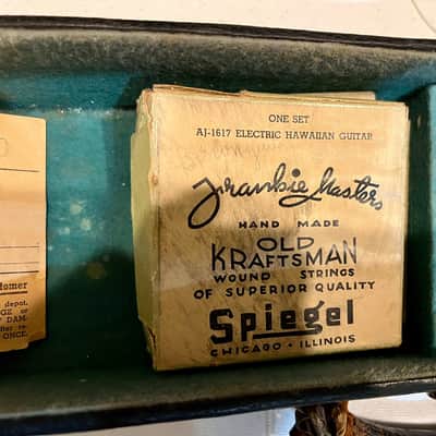 1938 Recording King AB-104 "Roy Smeck" Lap Steel – Gibson Made – Original Case, Receipt & Vintage Strings image 21