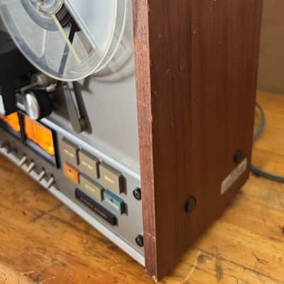 TEAC A-2000 4 Track Stereo Reel Tape Deck Tested Serviced w/ Manuals Reels image 4