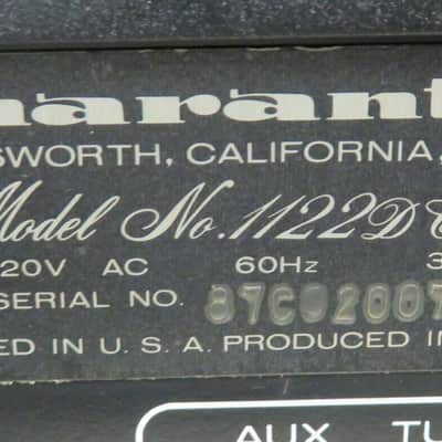 MARANTZ 1122DC INTEGRATED STEREO AMPLIFIER SERVICED FULLY RECAPPED image 10