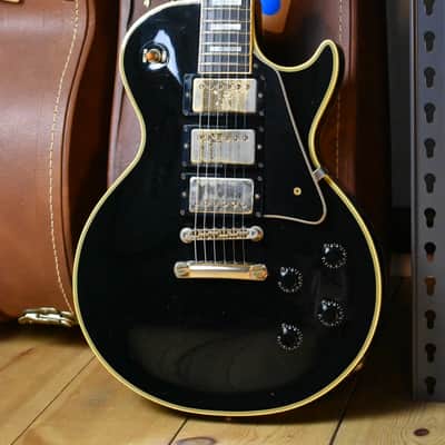 1982 Greco Mint Collection EGC57-60 Super Real Custom - Ebony - Les Paul Custom – Screamin’ PAFs, MIJ FujiGen, Super Real image 5