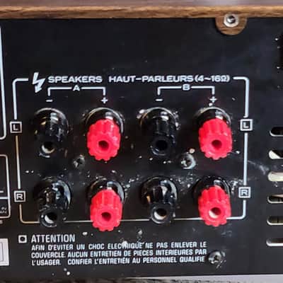 Kenwood Kenwood KR-750 vintage AM/FM stereo receiver 80s  - Metal walnut image 7