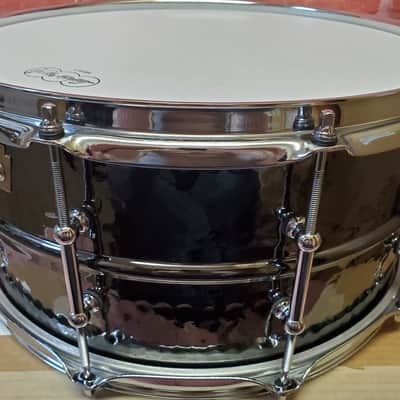 Ludwig *Pre-Order* Black Beauty Brass 6.5x14" Hammered Shell Snare Drum Tube Lugs LB417KT | Made in the USA | Special Order | Authorized Dealer image 7