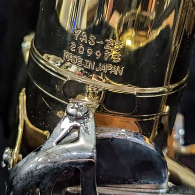 Yamaha YAS-23 Alto Saxophone - Gold,Nickel image 8
