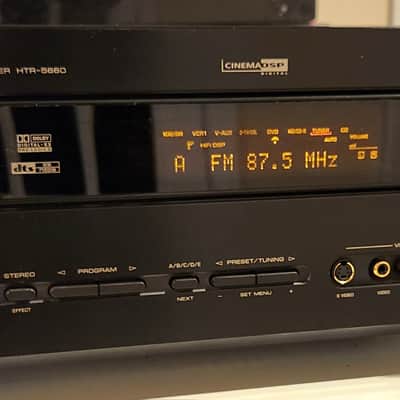 Yamaha Yamaha HTR-5660 is a 6.1-channel home theater receiver 90s - Black image 2