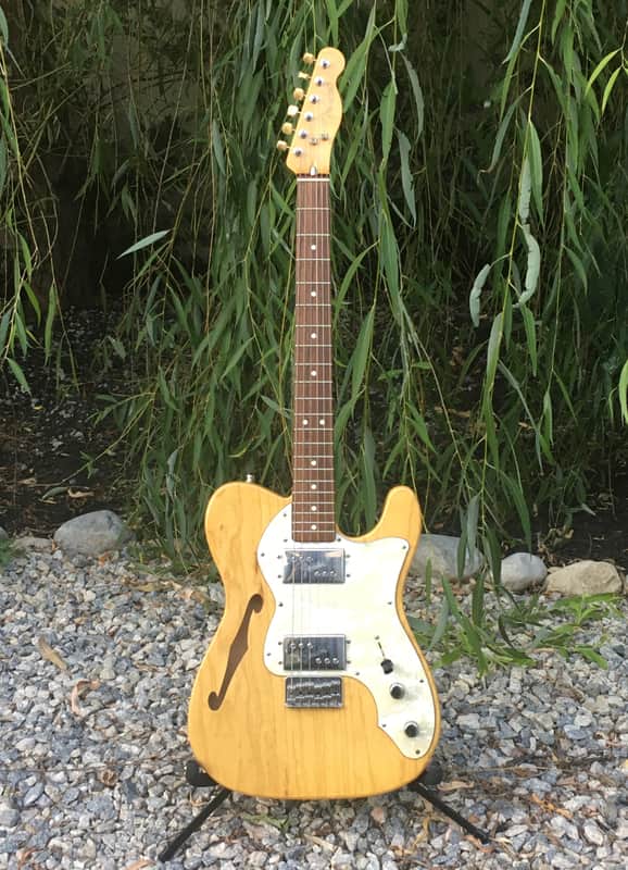 Vintage 1996 Fender Thinline Telecaster Natural Semi Hollow Custom Build NOS Relic Wide Ranges Featherweight 6.1 lb image 1