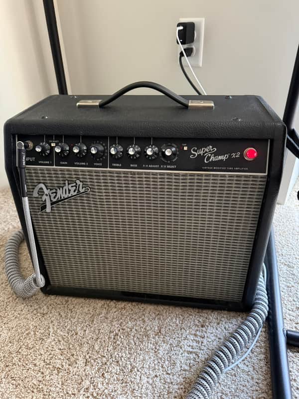 Fender Super Champ X2 2-Channel 15-Watt 1x10" Guitar Combo 2012 - 2021 - Black