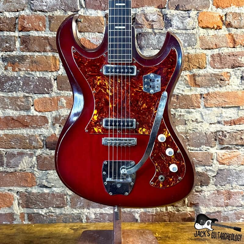 Kingston / Kawai "Hound Dog Taylor" Electric Guitar (1960s - Redburst) image 1