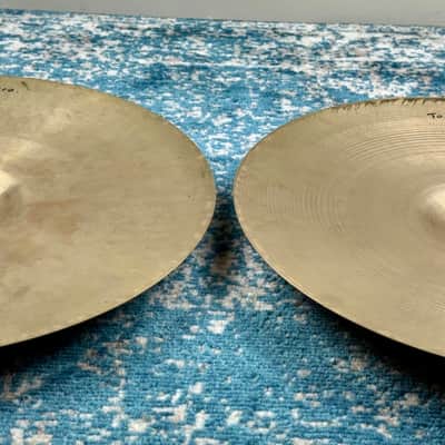 15” VINTAGE TOSCO Hihats 1104g 1179g image 12