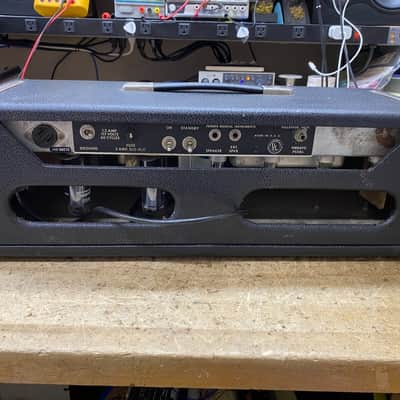 Fender Bandmaster Black Panel AB763 1966 Vintage Guitar Amplifier Head Tube Amp image 10