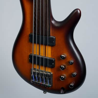 Ibanez SRF705-BBF Bass Workshop Fretless Soundgear 2019 - Brown Burst Flat image 3