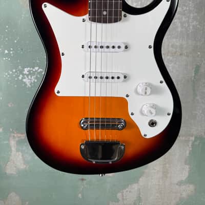 Harmony 02815 Twin Single Coil Electric Guitar - Sunburst image 2