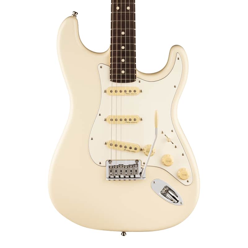 Used Fender Jeff Beck Stratocaster - Olympic White w/ Rosewood FB image 1