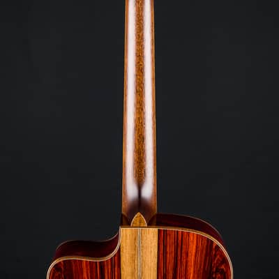 Bourgeois 000 Cutaway Large Soundhole Custom Cocobolo and Bearclaw Adirondack Spruce NEW image 22