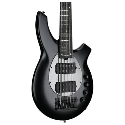 Ernie Ball Music Man Bongo 5HH 5-String Electric Bass, Stealth Black image 1