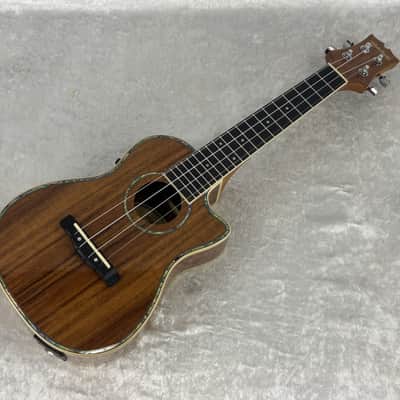 Mitchell MU100CE Acoustic-Electric Concert Ukulele Natural image 1