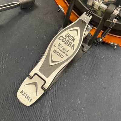 Tama HP600D Iron Cobra 600 Series Single Bass Drum Pedal 2010s - Black/Chrome image 4