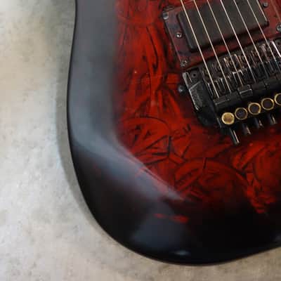 1980's USA Kramer American Stagemaster in DIY transparent red image 10
