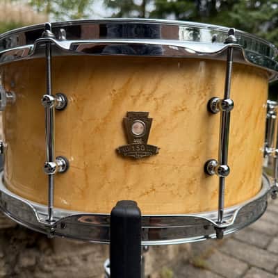 Ludwig LS403CAN150 Canada 150th Anniversary Edition 1867-2017 6.5x14 Birdseye Maple 10 PLY Classic Maple - Gloss Lacquer Snare Drum MINT image 1