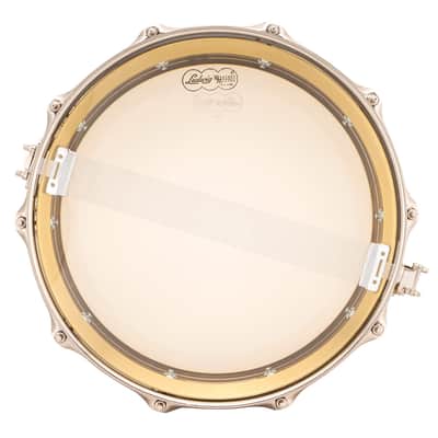 Ludwig LB401 Supraphonic 5X14 "Super Brass" Lacquered Brass Snare Drum image 4