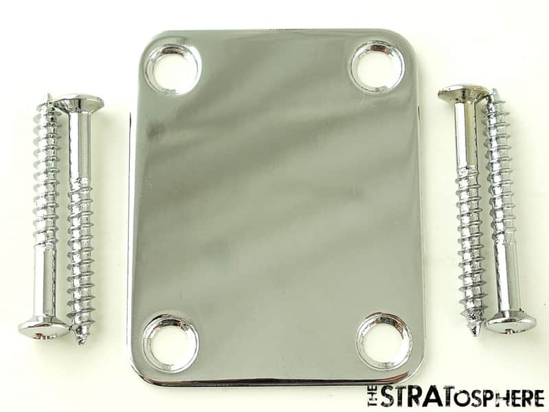 Kramer Focus VT-211S NECK PLATE Nickel Guitar image 1