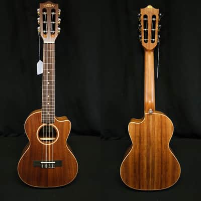New Lanikai Acoustic Electric 6 String Tenor Ukulele ACST-6CET w/Gig Bag image 2