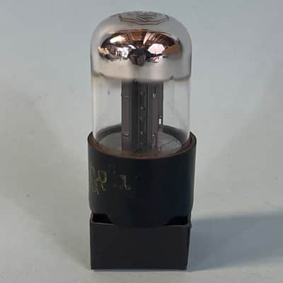 1954 Sylvania 6SN7GTA Vintage Black Plate Chrome Top Motorola Preamp Tube! T261 image 2