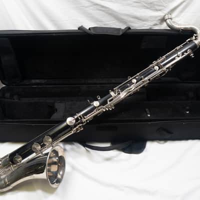 Selmer-Paris Selmer Paris Model 33 Professional Wood Bass Clarinet, Beautiful Silver, Low Eb image 1