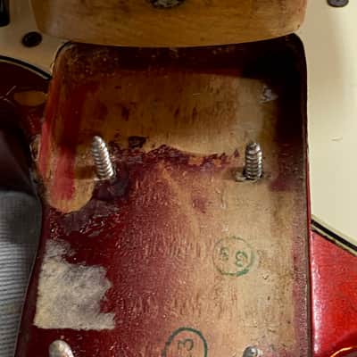 Fender Jazz Bass 1968 - Candy Apple Red - Custom Color - CAR image 20