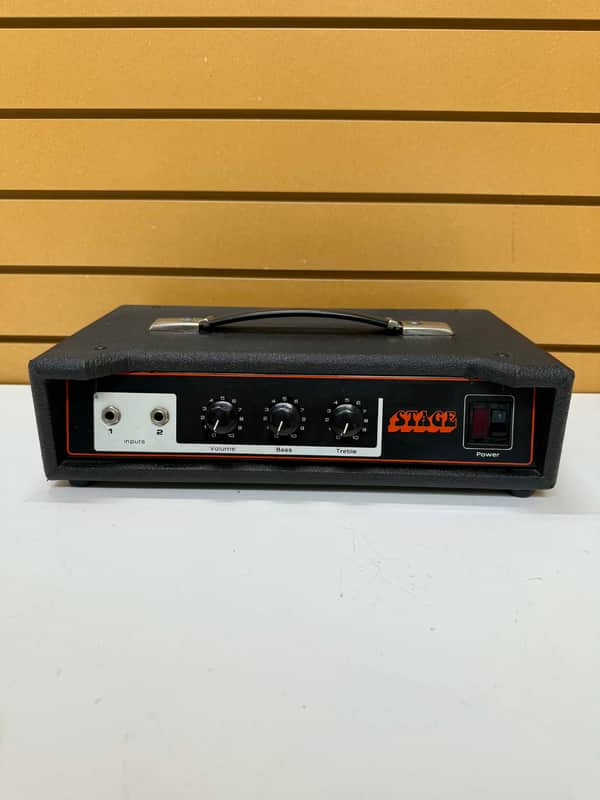 Unicord Univox Stage 65B 65-Watts Amp Head 1980's - Black image 1