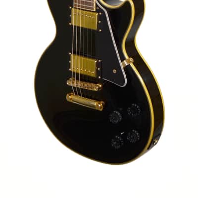 Epiphone Les Paul Custom Pro 2014 Electric Guitar – Used 2014 - Ebony Gloss Finish image 8