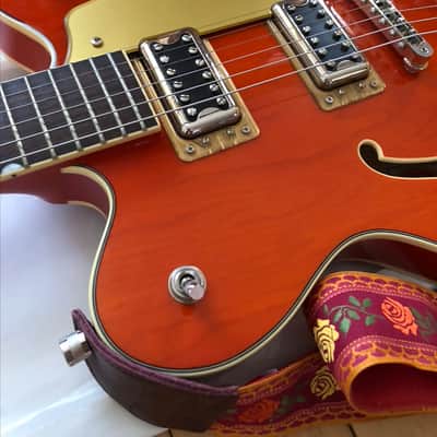 Gretsch G5622T Electromatic Center Block Double Cutaway with Bigsby, Laurel Fretboard 2019 - Present - Orange Stain image 10