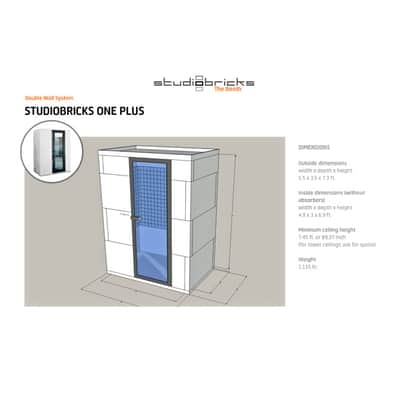 Studiobricks OnePlus VO Edition Vocal Booth image 16
