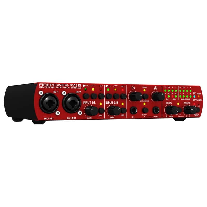 Behringer Firepower FCA610 Firewire / USB Audio Interface image 1