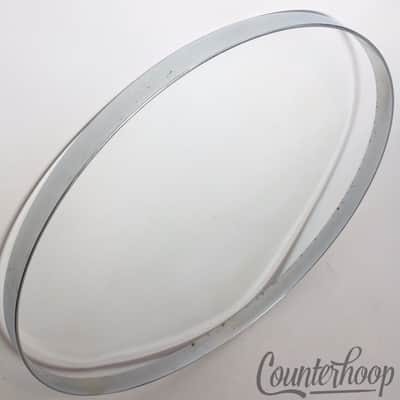 Gretsch 14"Straight Stick-Chopper Chrome Snare Drum/Tom Batter/Resonant Rim/Hoop image 1