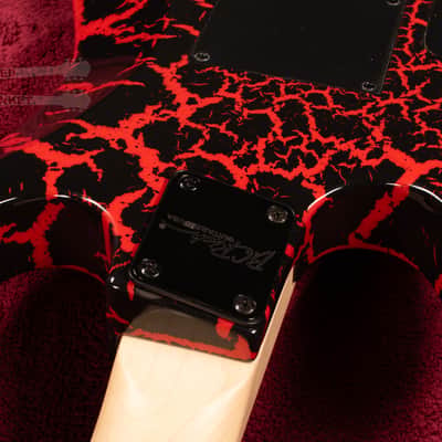 B.C. Rich Gunslinger Retro II with Floyd Rose - Red Crackle image 12