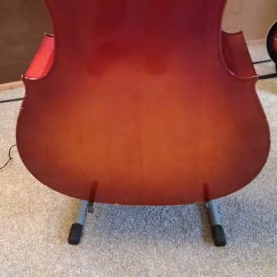 Erich Pfretzschner Upright Bass, 3/4 892L w/Stand and Padded Carry Case image 10