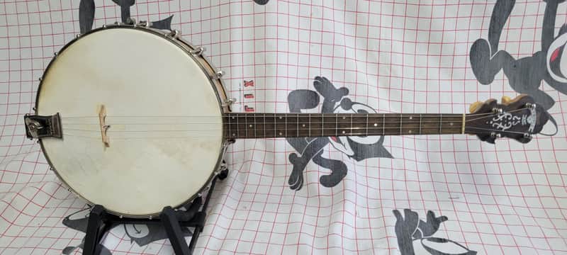 1920's? Triple X Super 17 fret Tenor Banjo, HC William L Lange image 1