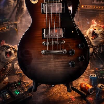 Almost New!!! Gibson Exclusive Les Paul Studio Session 2025-2026 - Smokeburst image 2