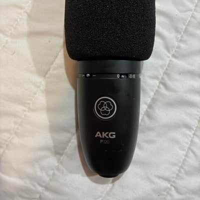 AKG P120 General-Purpose Medium Diaphragm Cardioid Condenser Microphone 2010s - Black image 1